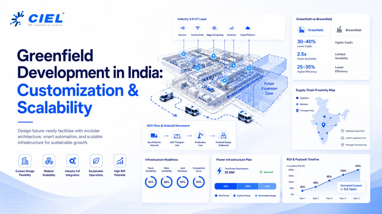 Hitting capacity limits with legacy facilities? Learn how greenfield development in India enables custom layouts, Industry 4.0 integration, and scale.